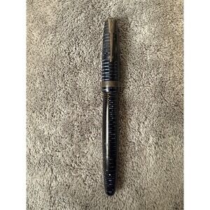 Vintage 1940s Geo S Parker Vacumatic Fountain Pen Blue Azure